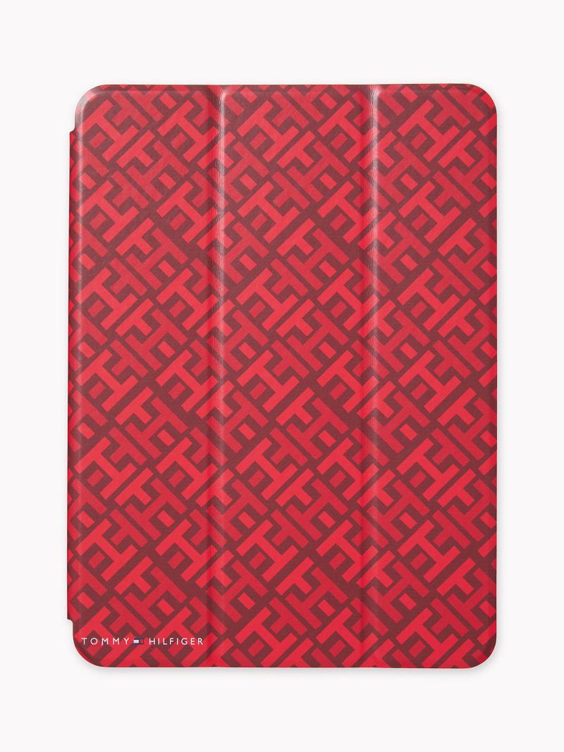 Férfi Tommy Hilfiger Monogram iPad Case Technology Piros | HU 1567UZG